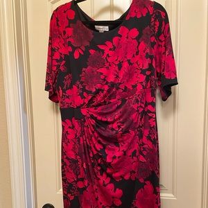 Shirt sleeve wrap dress